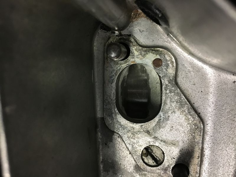 the screw (seen in this pic) was also barely snug. Note plugged hole - what's purpose/benefit?