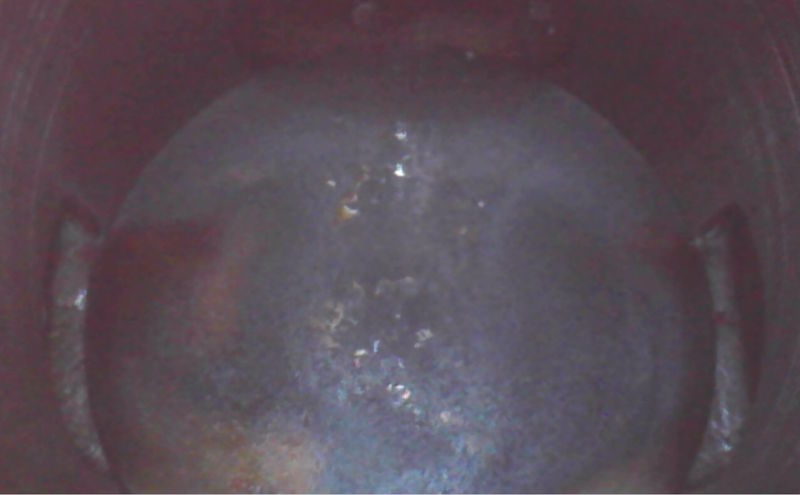 Exhaust at top.  Not sure how to label left/right side ports.  One at bottom was the toughest to get camera on