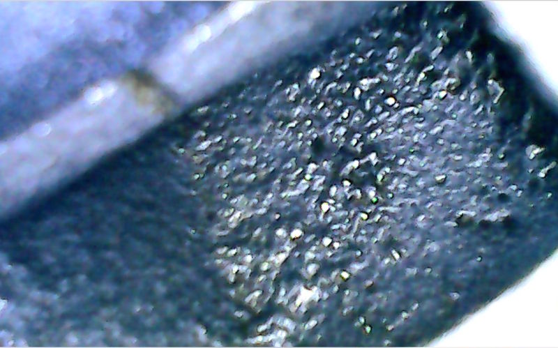 Casted inlets not polished.