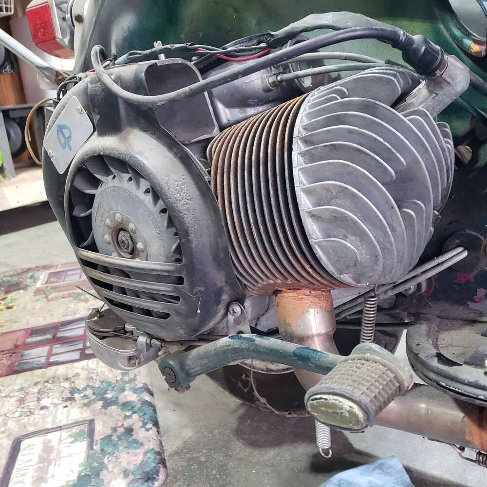 Motor looks good.  That is a BIG jug!