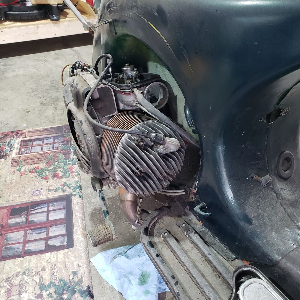 Carb is a 24/24 with the following jets - Main 120/BE4/116 with a 50-100 idle.