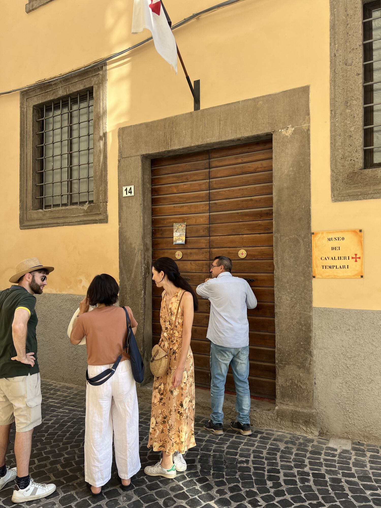 I visited the Viterbo Templar Knights museum and went down into the network of caves and tunnels. I swear I could feel the energy of the past!  Interesting and creepy at the same time
https://www.viterbolandia.it/en/post/the-knights-templar-in-viterb