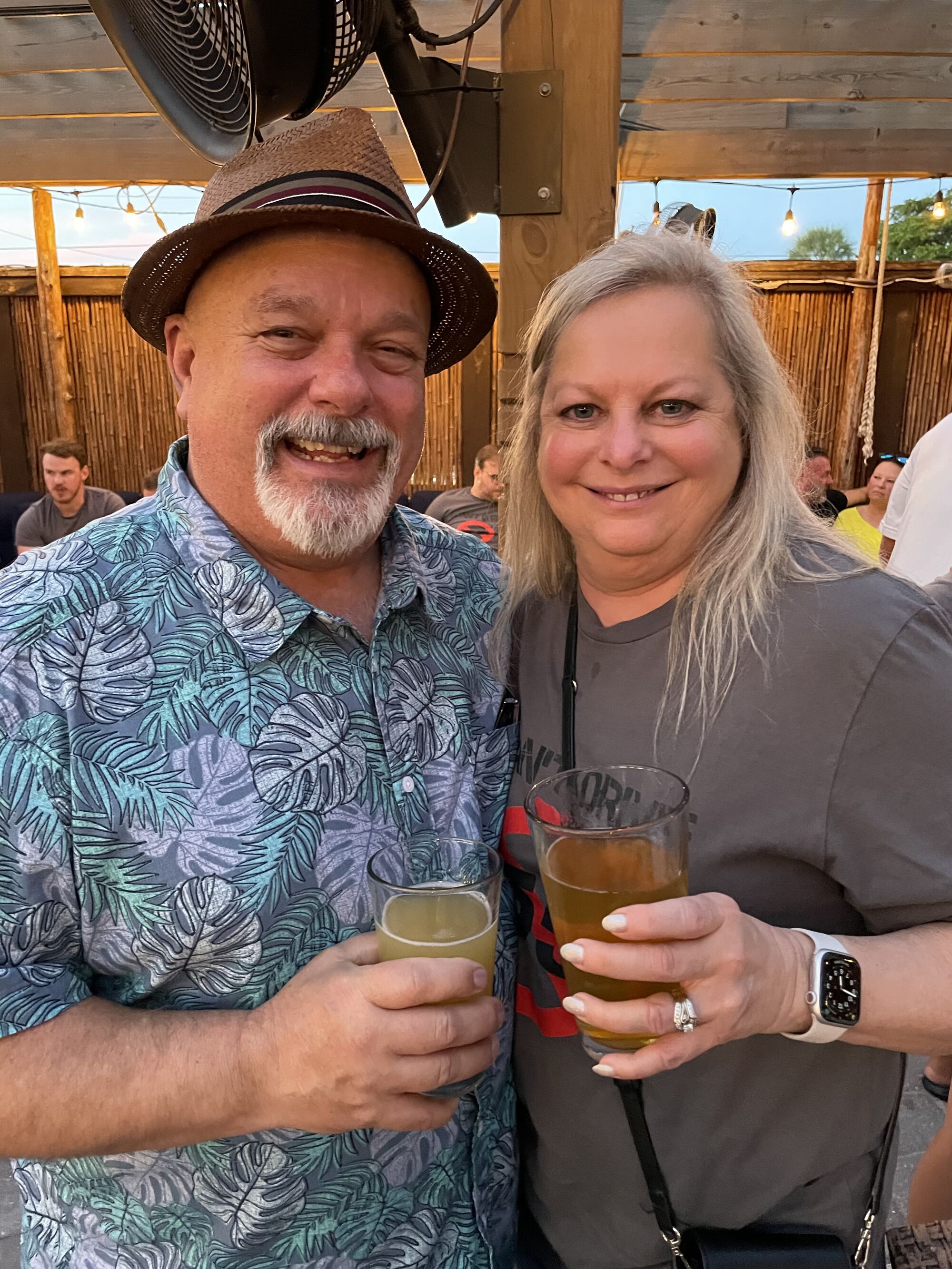 Nothing says party like a straw fedora!