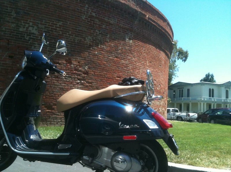 Modern Vespa San Francisco South Bay Scooter Tag