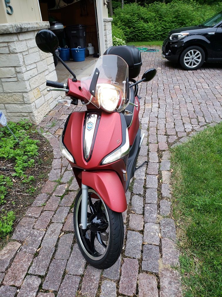 Glare forward to oncoming traffic...not such a bad thing