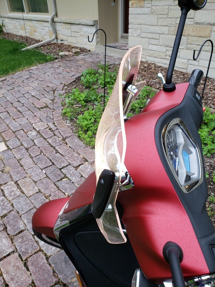 Refractive brightening of entire windshield...again not such a bad thing.