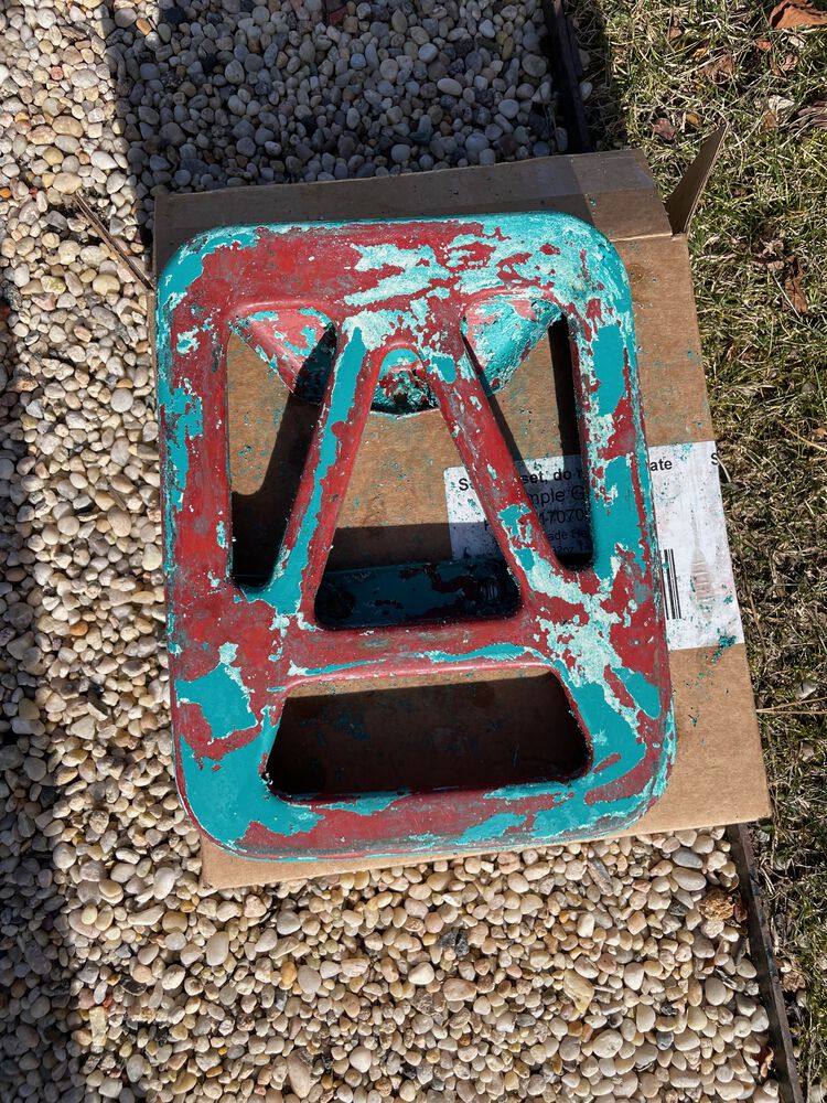 2 coats of Stripper, yea its messy.