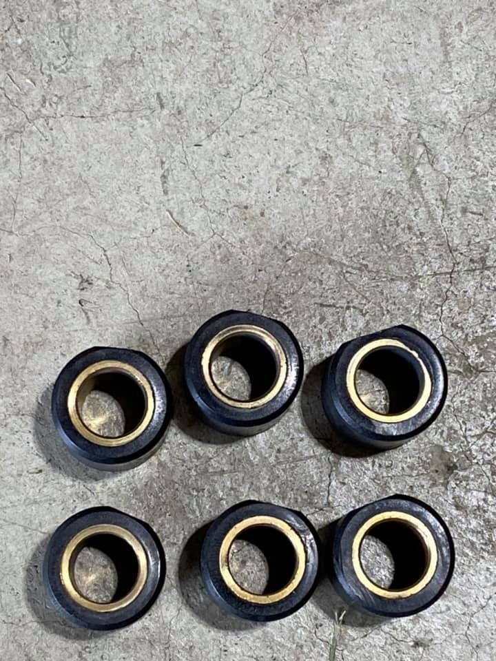 9K miles on these Malossi rollers, with extended WOT riding