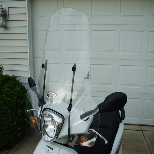 Modern Vespa Cutdown Windshield
