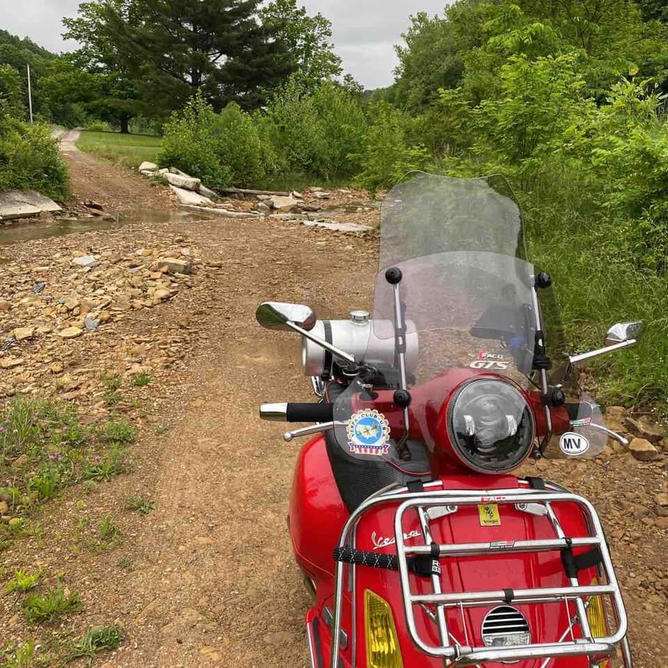 This stream crossing was the deeper of the 2 I did, it was maybe 5-6 inches deep.