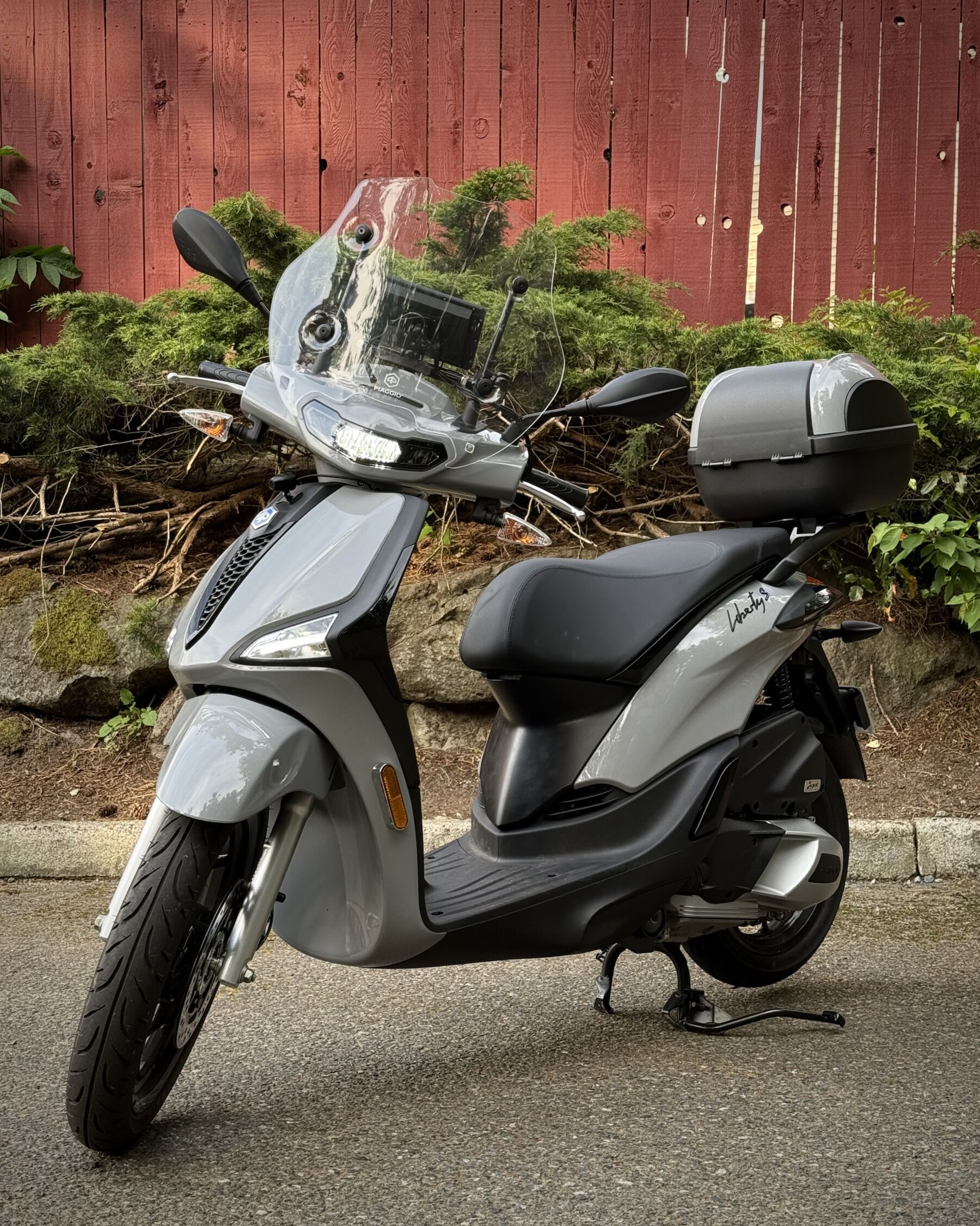 Piaggio Liberty all kitted out.