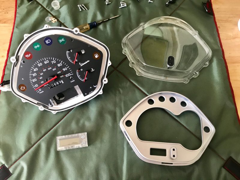 Modern Vespa Clock replacement
