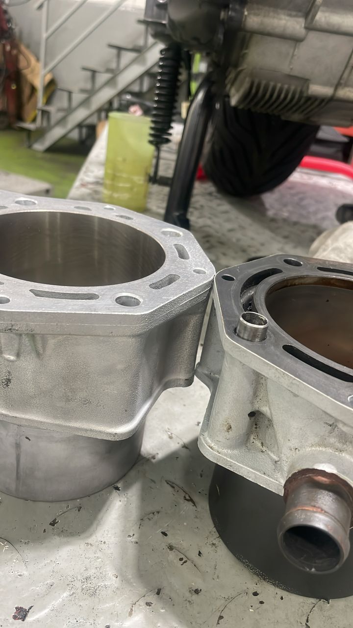 530 vs 500 cylinder height at top
