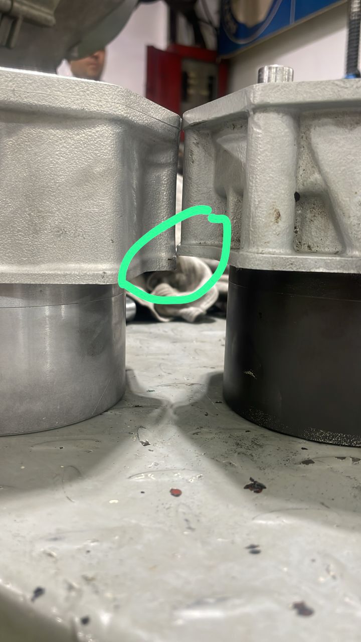 530 vs 500 cylinder height at bottom