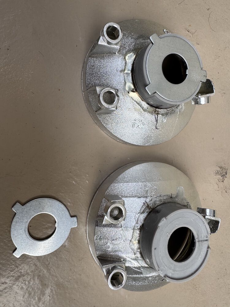 Supplements glued to the original reflectors after the reflectors hole increment