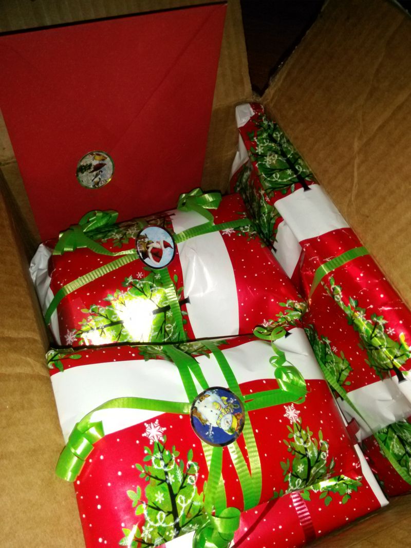 These presents were so beautifully wrapped!