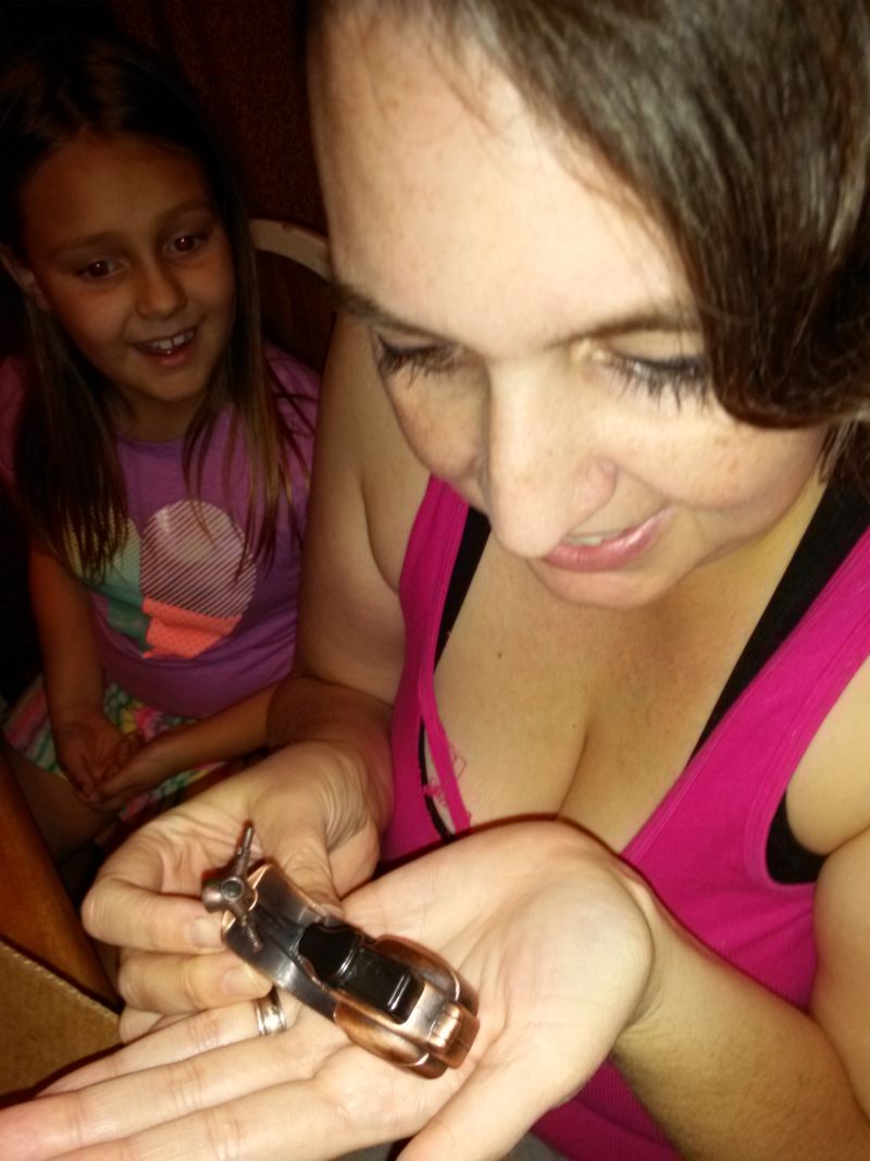My daughter, enchanted!