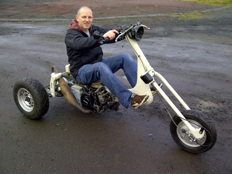 Modern Vespa : Gilera engined trike 
