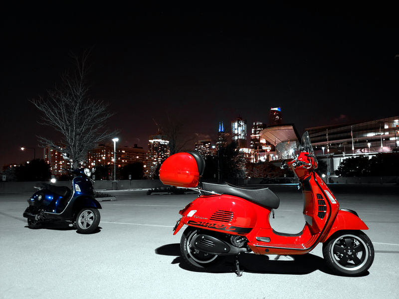 Modern Vespa took some of my scoots out on town in Chicago