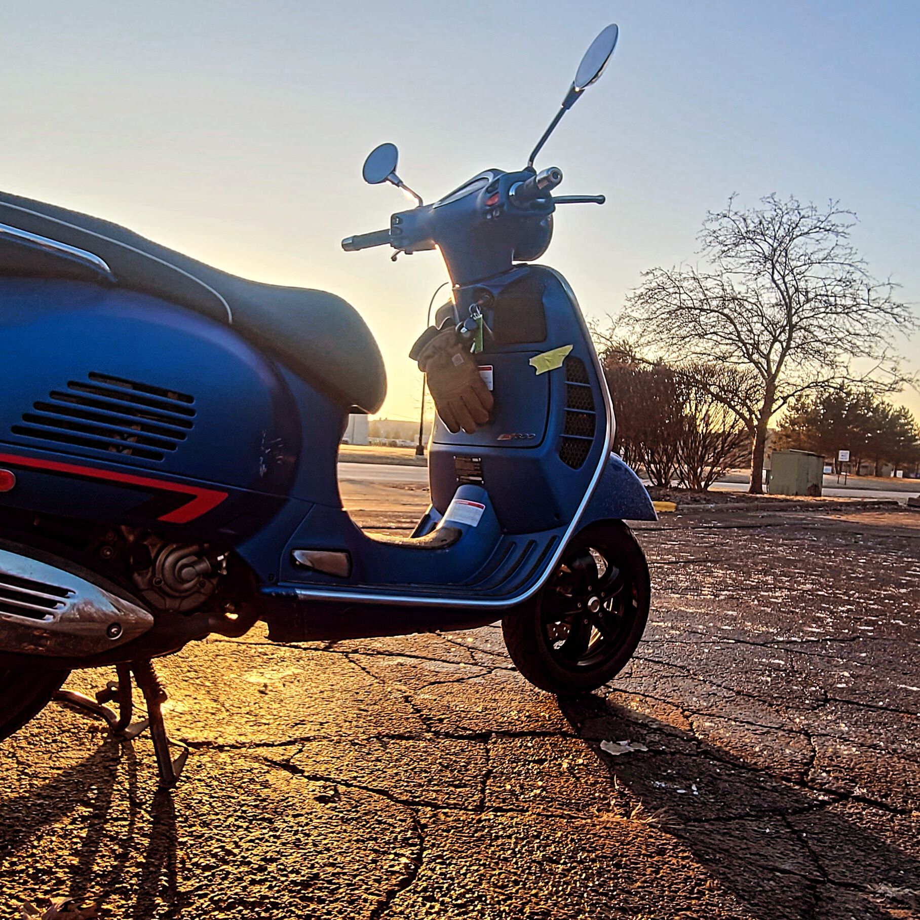 Chilly mornings in Michigan