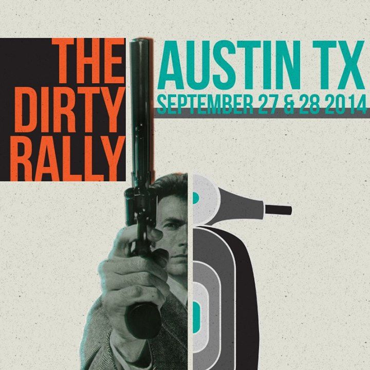 Modern Vespa : The Dirty Rally AKA The Rally With No Name Austin Texas