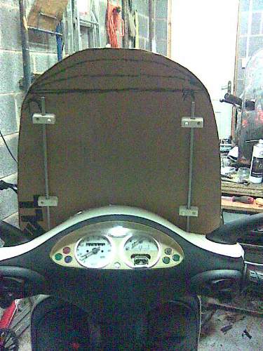 Very Stiff Cardboard bolted on !!!
