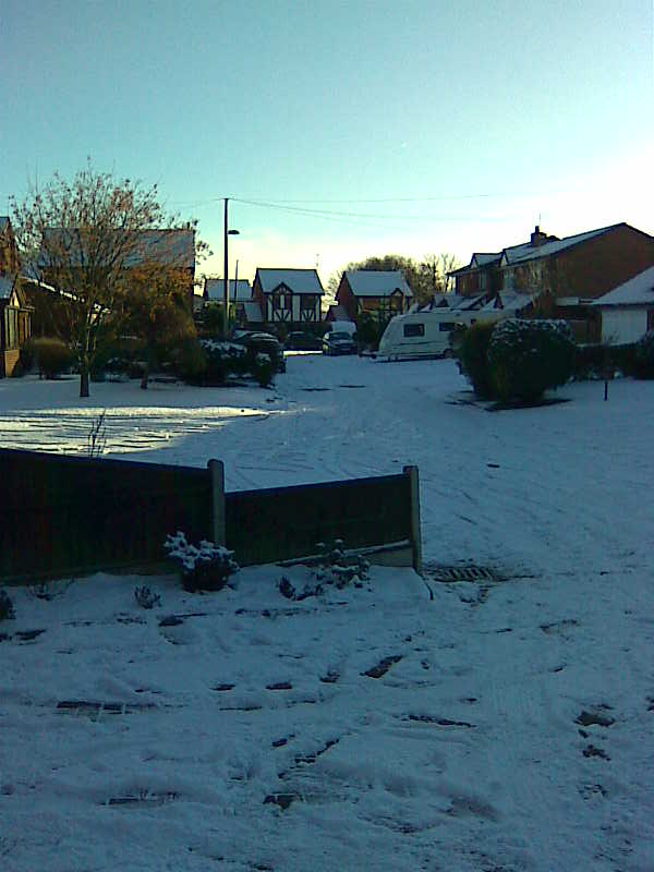 Not scooting weather !