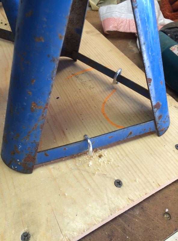 Modern Vespa my enginestand and jack