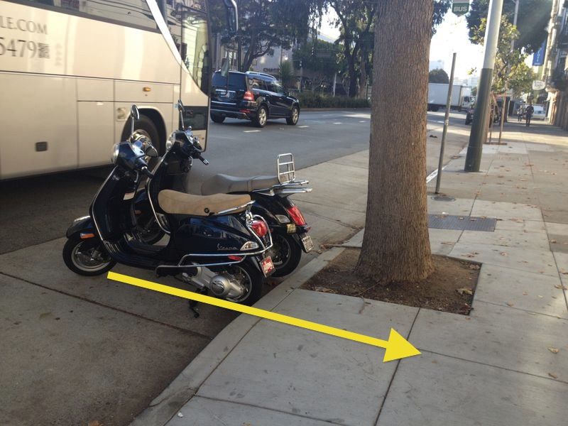 Modern Vespa : People keep moving my scooter!