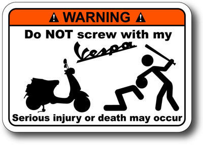 Modern Vespa : People keep moving my scooter!