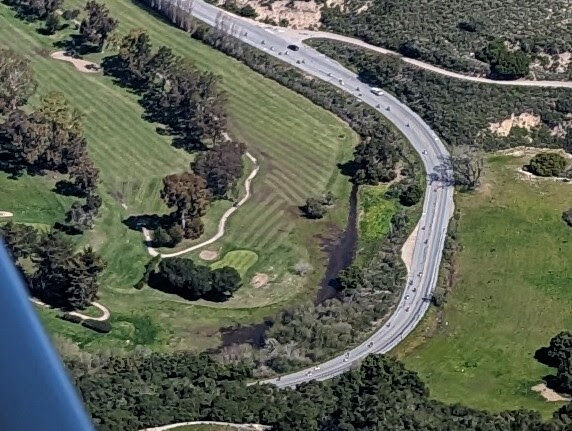 not a great picture but hey you can see us from the air!