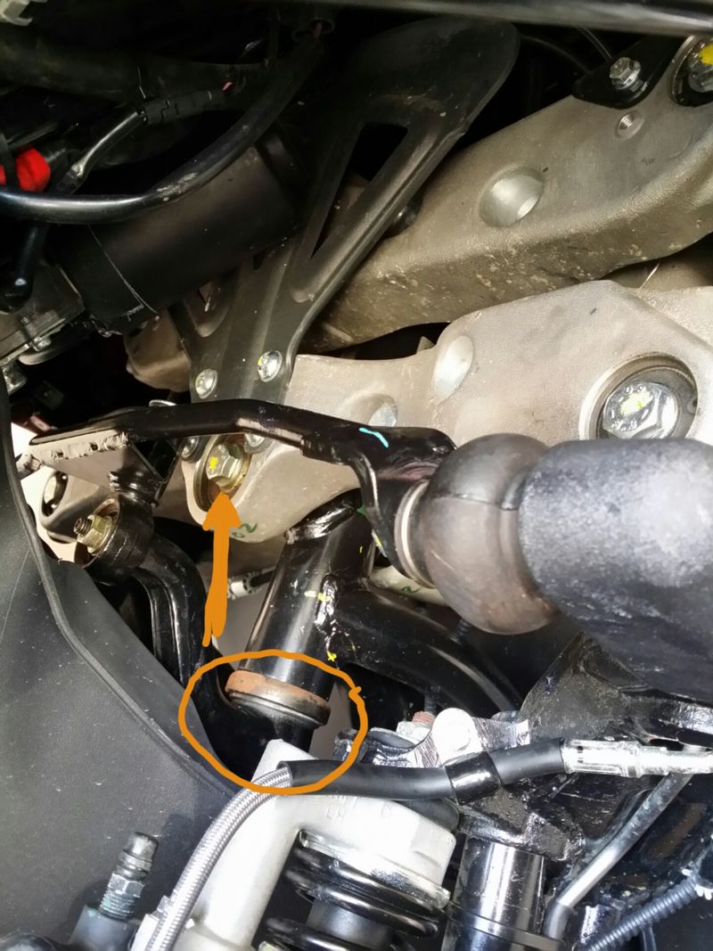 Modern Vespa grease the center steering column