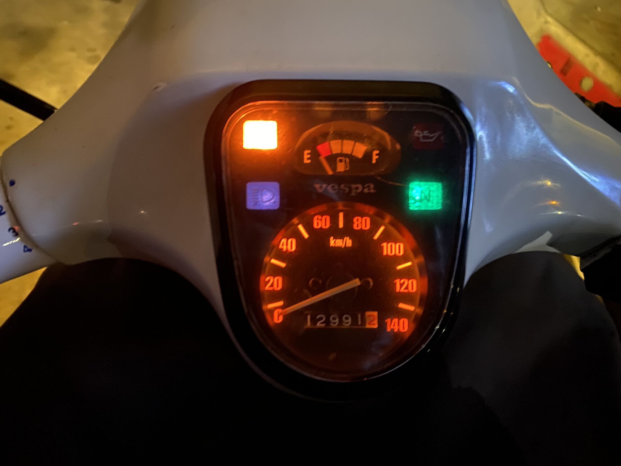 Most idiot lights on
