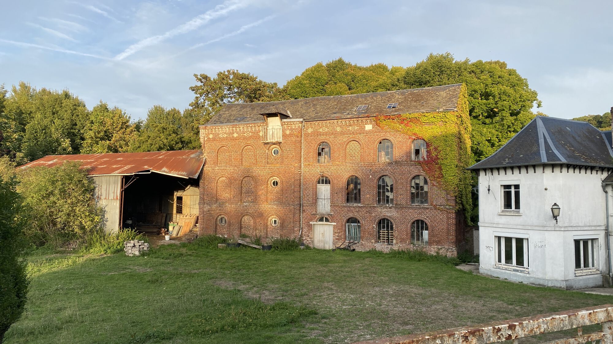 Dilapidated factory