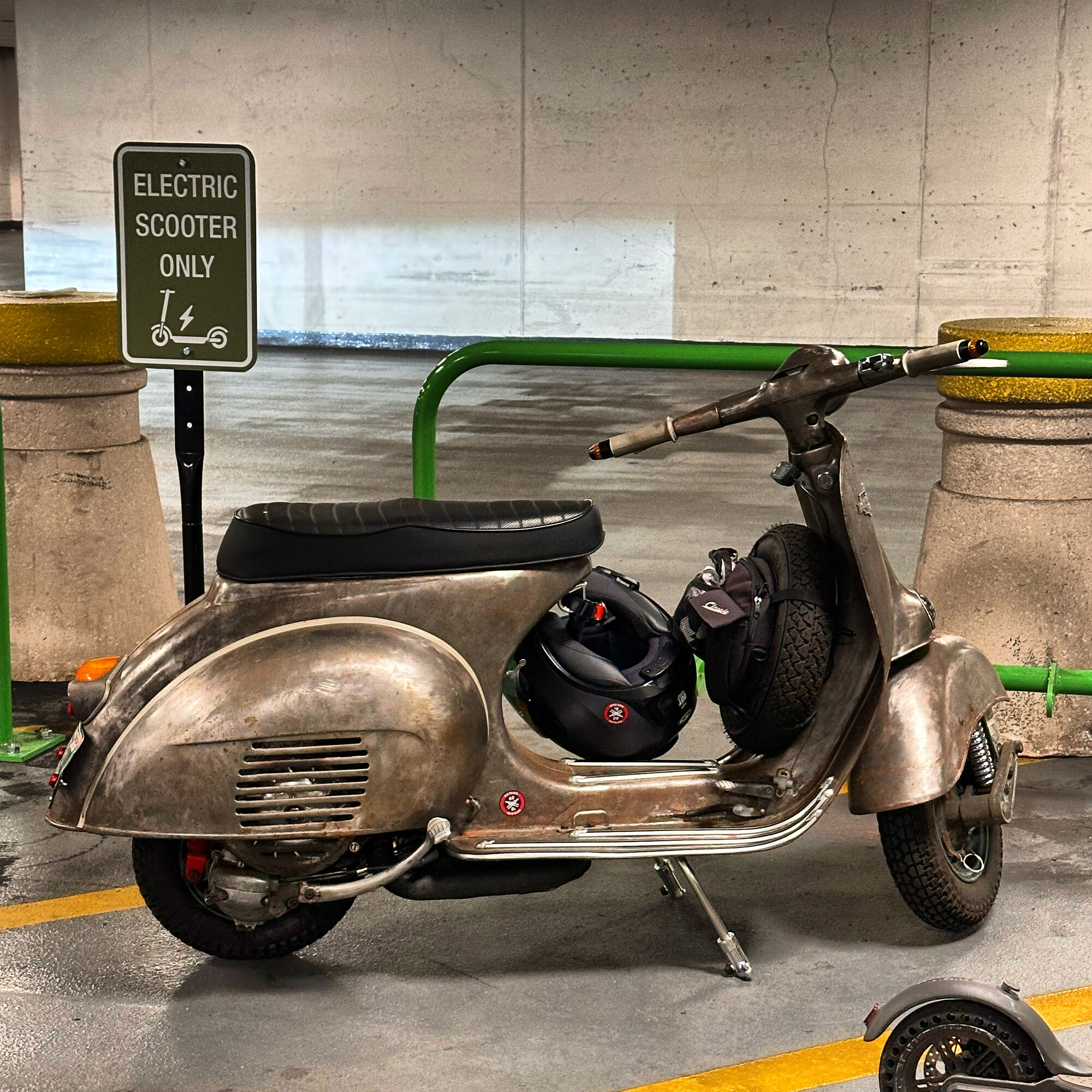They didn't know it's not an electric scooter….