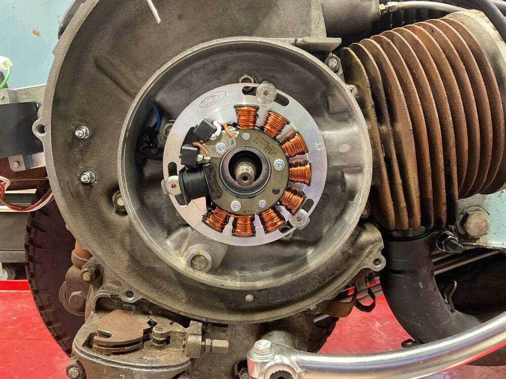 Stator plate pic.