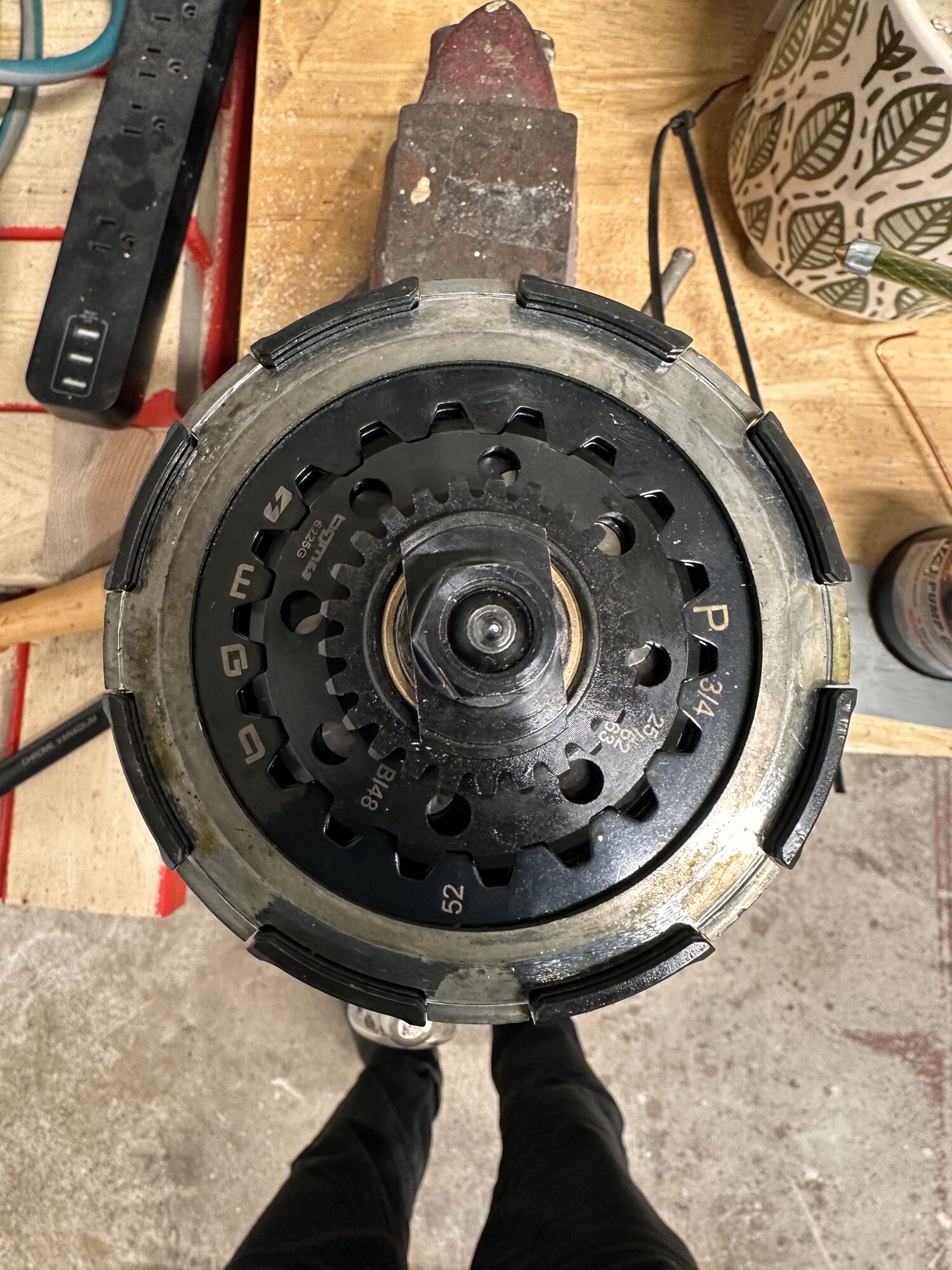Retaining ring off