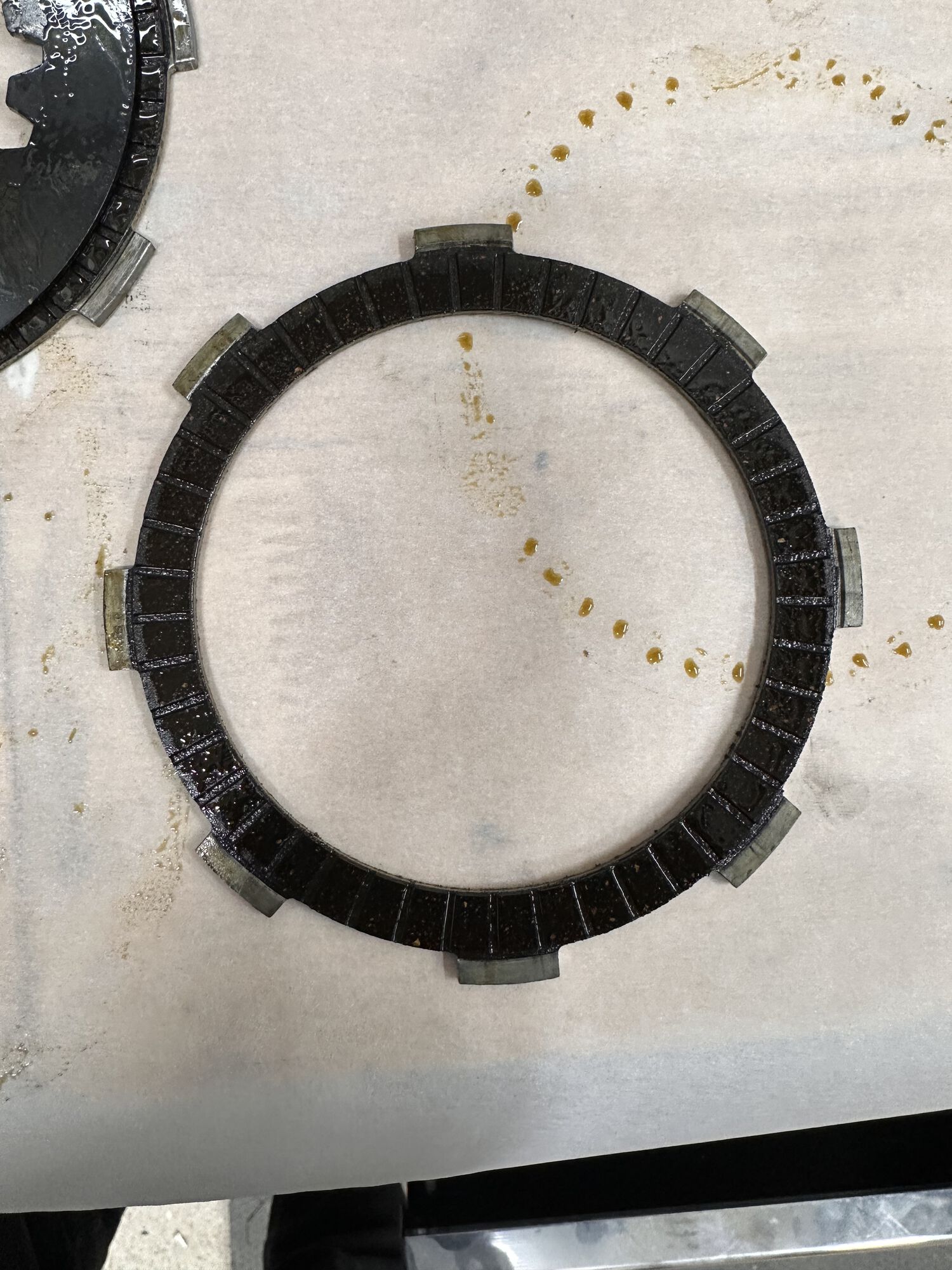 Bottom of second cork plate