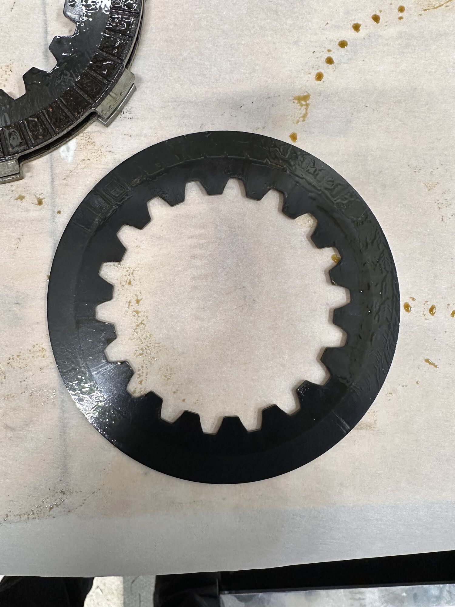 Bottom of second spacer.