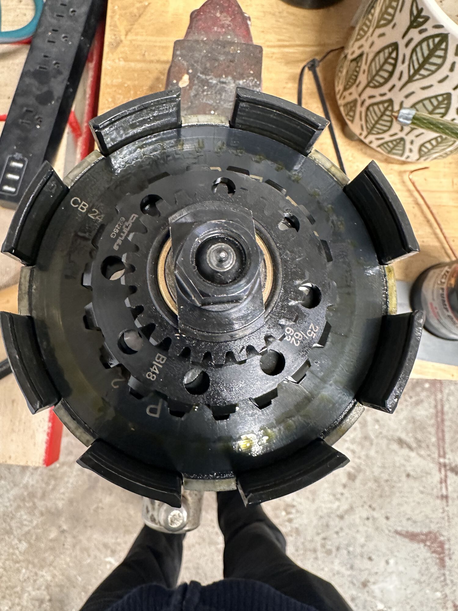 Top of third spacer.