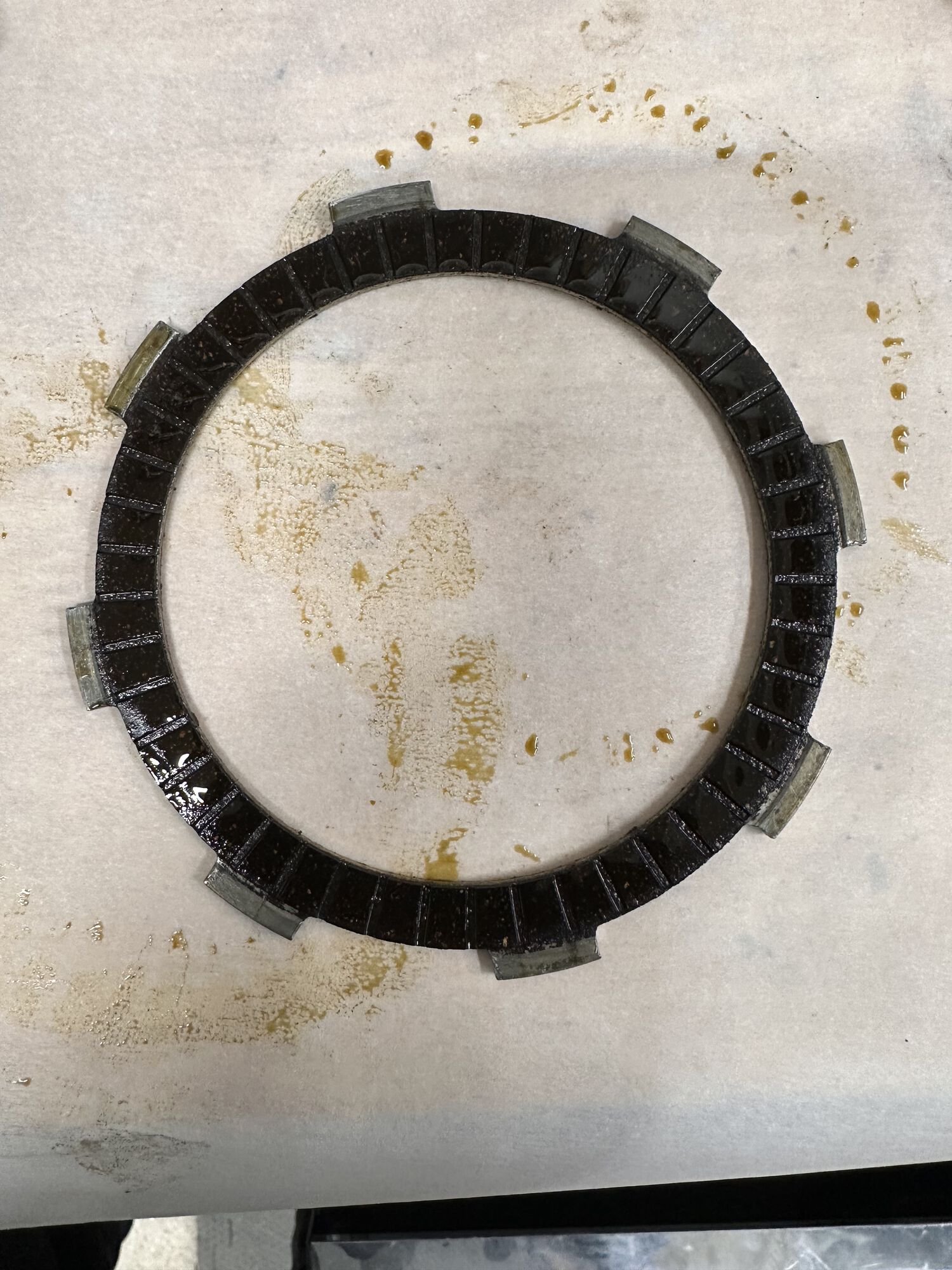 Bottom of the fourth cork plate.