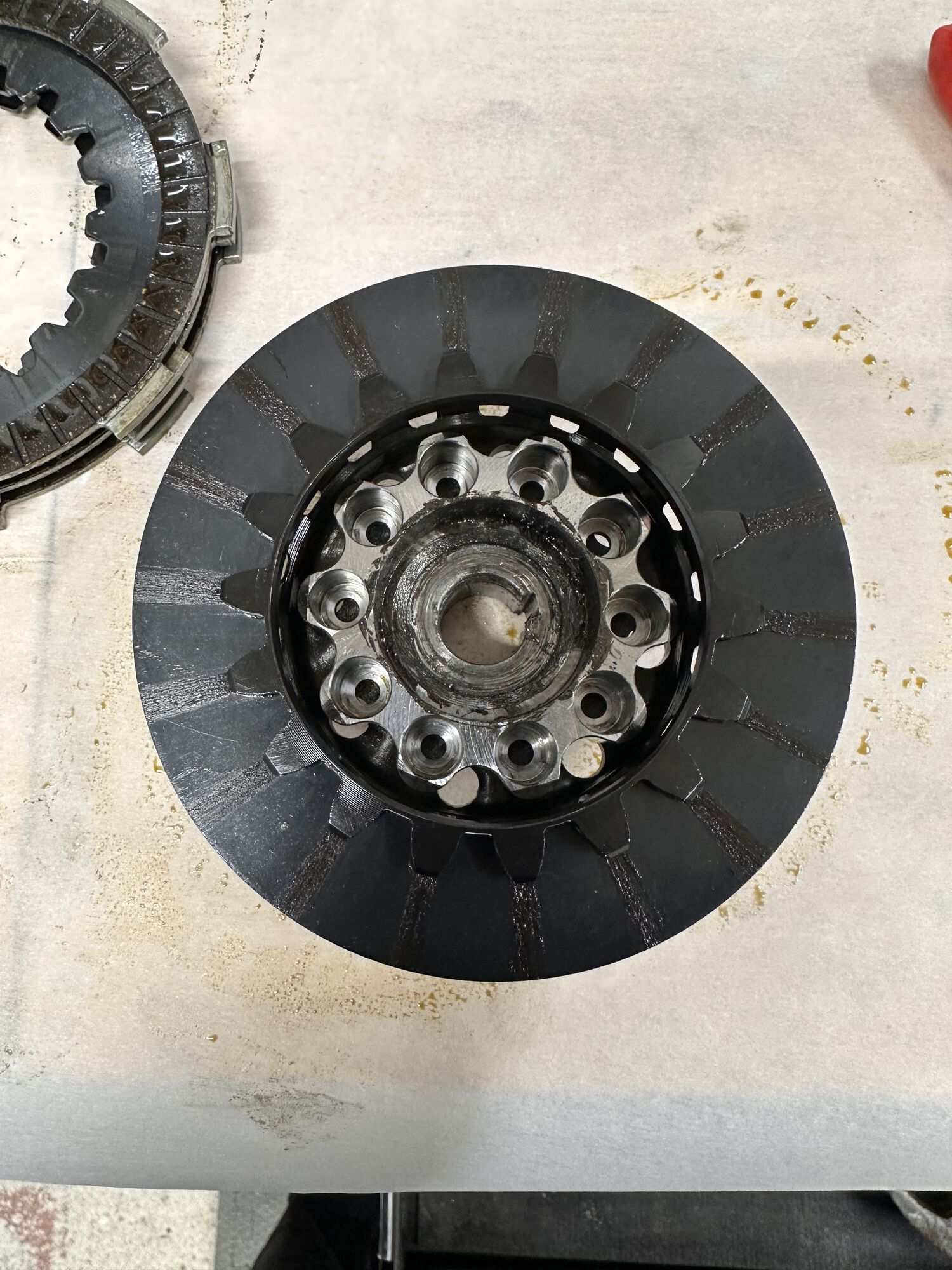 Bottom of fourth spacer.
