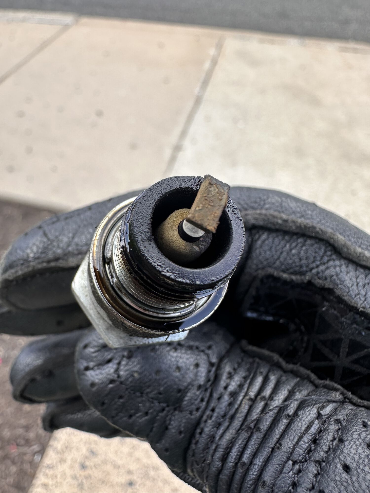 Plug has one tank of gas worth of riding on it.