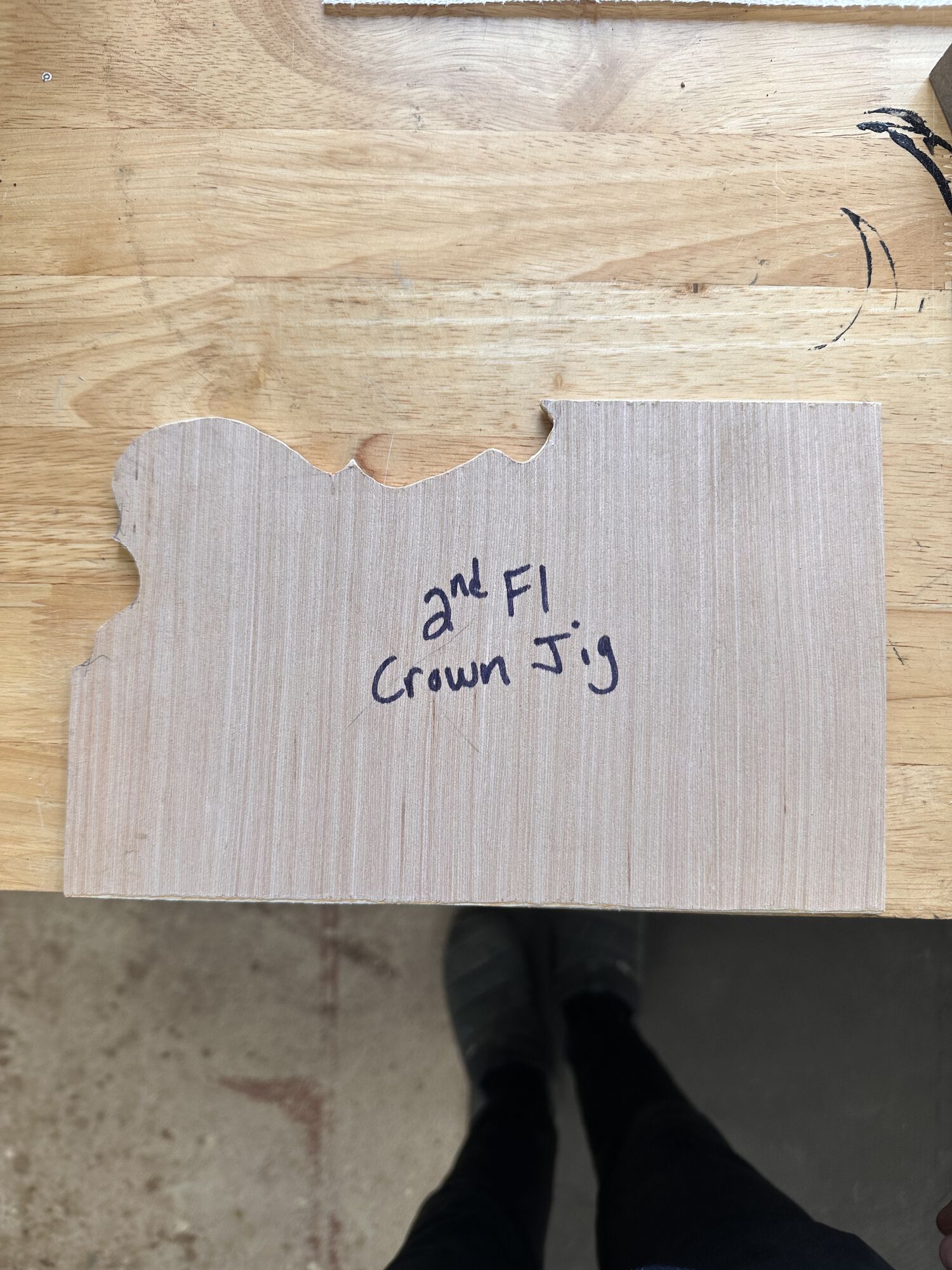 Gonna use this to make a proper jig. Maybe out of plastic or something that plaster won't stick to so much.