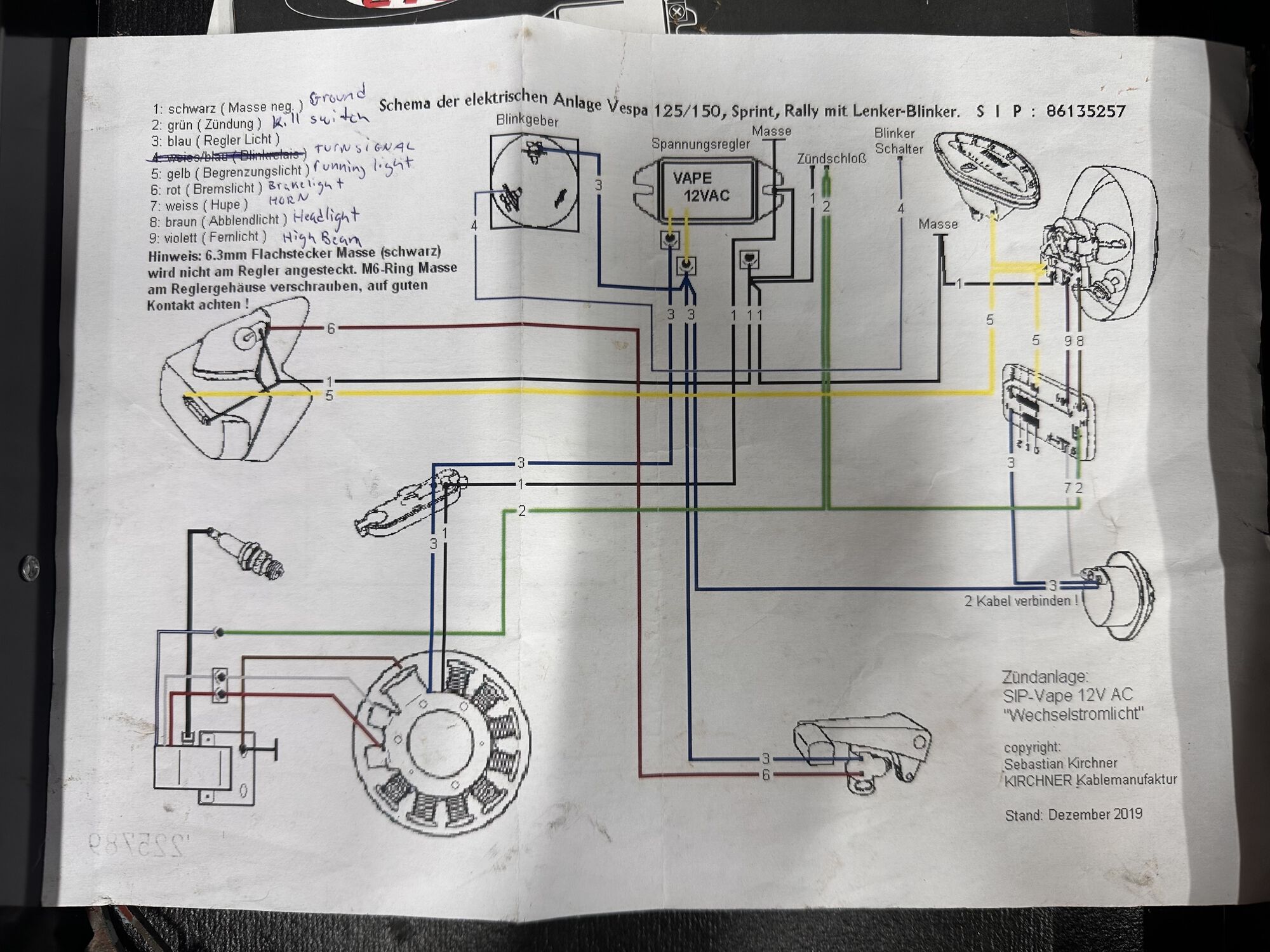 Here's the wiring diagram.