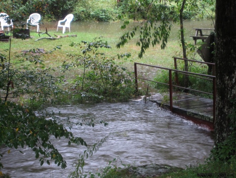 Foot Bridge today.