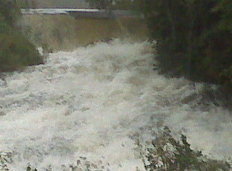 Creek coming into campground