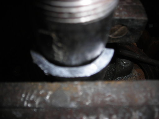 1 inch cut pipe bent on same pipe