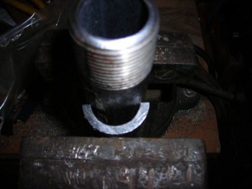 before squeezing saddle flatter