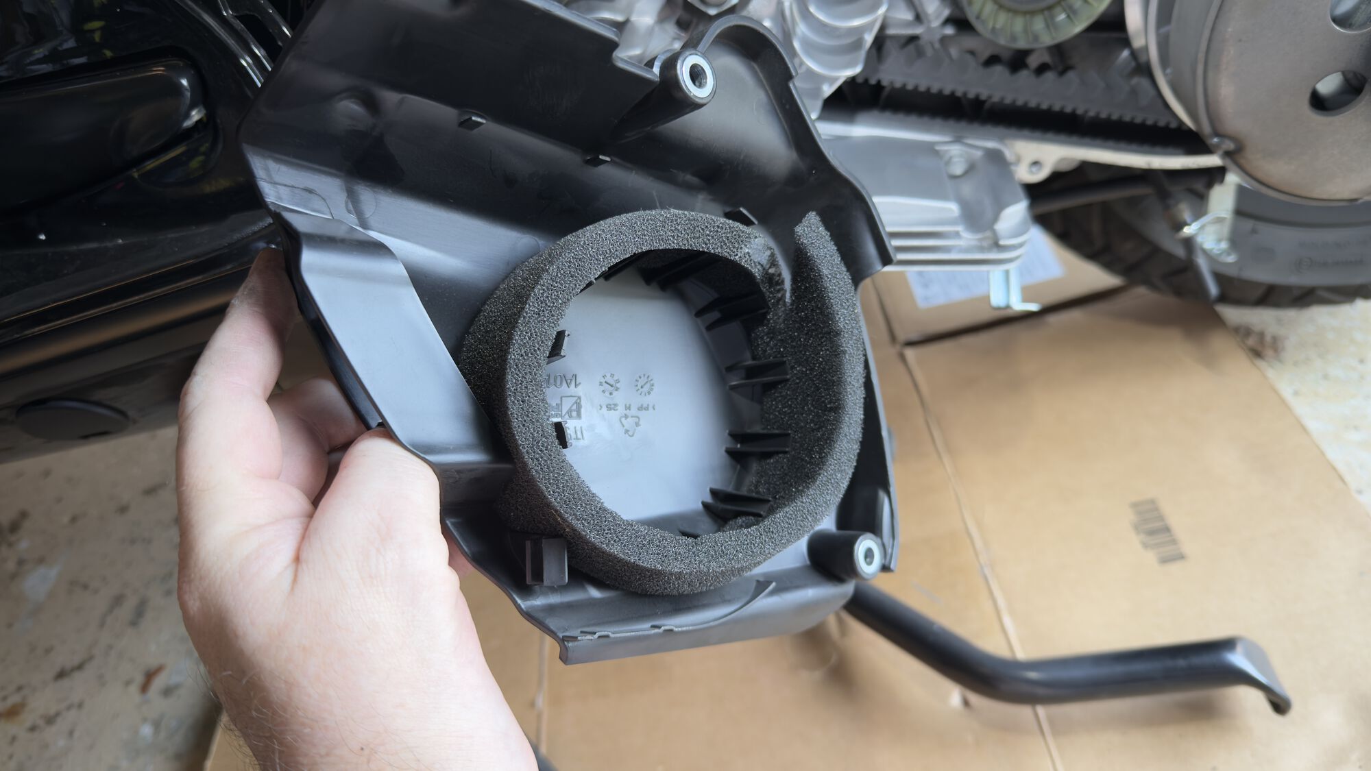 Foam air filter ring